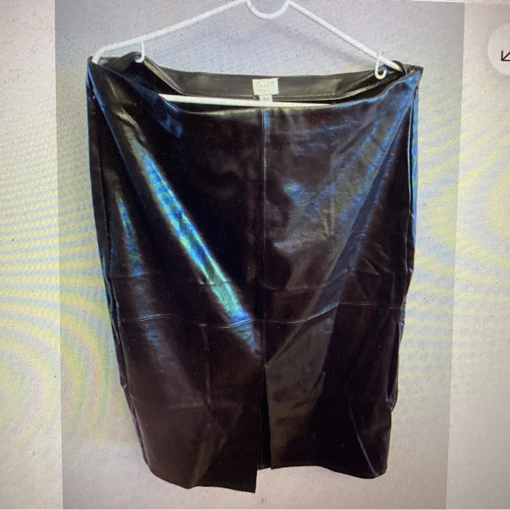 Faux Leather Skirt (SPECIFY SIZE)